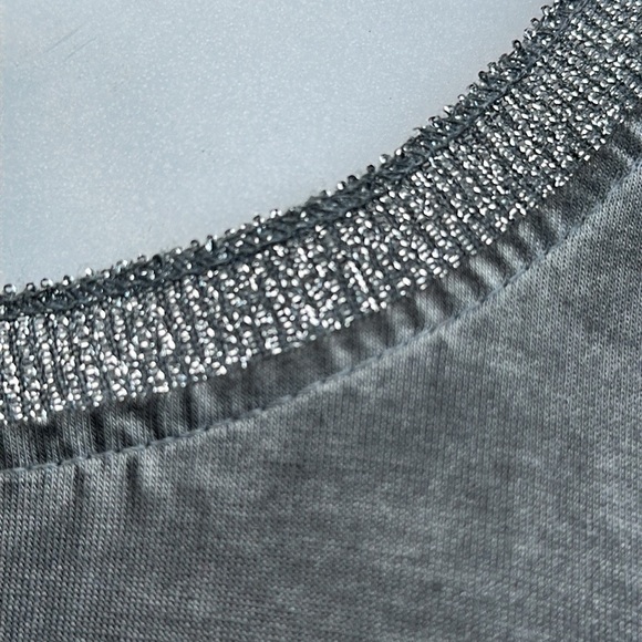 Free For Humanity Long Sleeve Women’s Gray Women's Top Size 8 - Picture 7 of 10